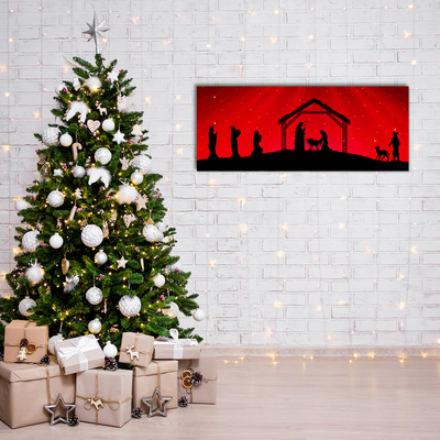 Glasbild aus Plexiglas® Stern-Weihnachtsferien