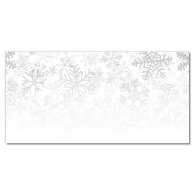 Glasbild aus Plexiglas® Winter-Schnee-Schneeflocken