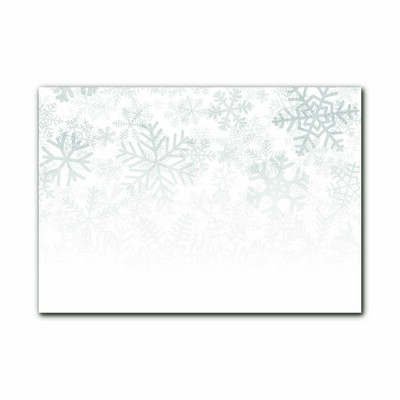 Glasbild aus Plexiglas® Winter-Schnee-Schneeflocken