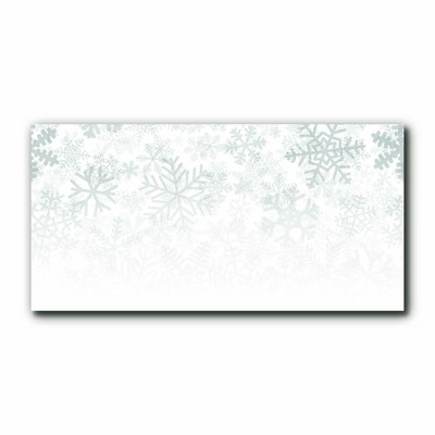 Glasbild aus Plexiglas® Winter-Schnee-Schneeflocken