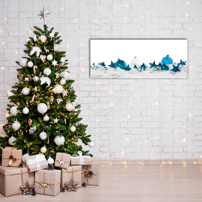 Acrylglasbilder Schneekugeln Weihnachtsschmuck