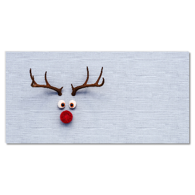 Glasbild aus Plexiglas® Heiliges Rentier Rudolf