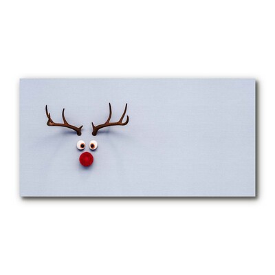 Glasbild aus Plexiglas® Heiliges Rentier Rudolf