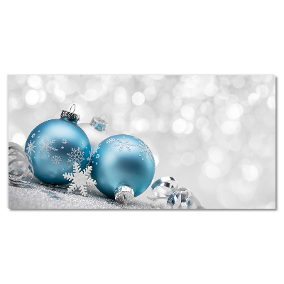 Glasbild aus Plexiglas® Flitter Winter-Feiertags-Dekorationen