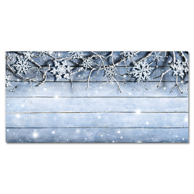 Glasbild aus Plexiglas® Heiliger Schneeflocken Winter Frost