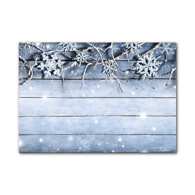 Glasbild aus Plexiglas® Heiliger Schneeflocken Winter Frost