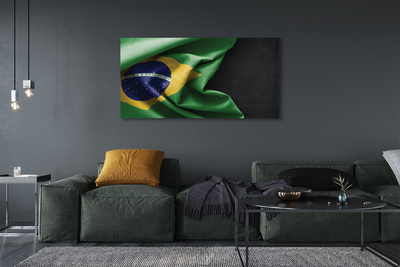 Leinwandbilder Brasilien-Flagge