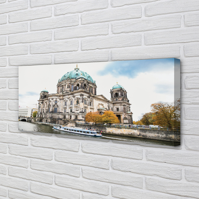 Leinwandbilder Deutschland Fluss Berliner Dom