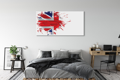 Leinwandbilder Die Flagge von Großbritannien