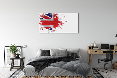 Leinwandbilder Die Flagge von Großbritannien