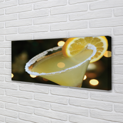 Leinwandbilder Zitrone Cocktail