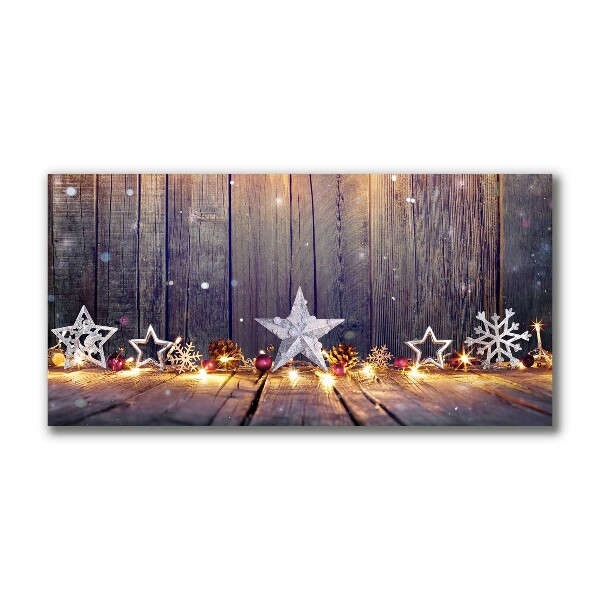 Canvas Kunstdruck Sterne Weihnachtsbeleuchtung Dekorationen