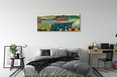 Leinwandbilder Ländliche Kunst gemalt Ansicht