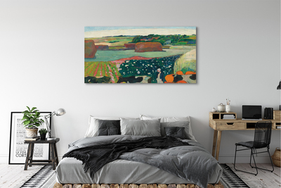Leinwandbilder Ländliche Kunst gemalt Ansicht
