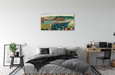 Leinwandbilder Ländliche Kunst gemalt Ansicht