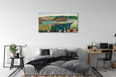 Leinwandbilder Ländliche Kunst gemalt Ansicht