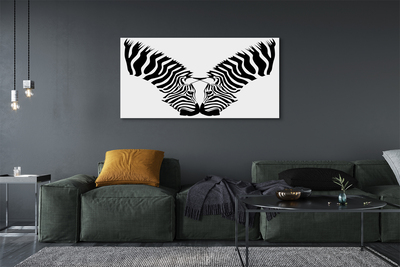 Leinwandbilder Zebraspiegel