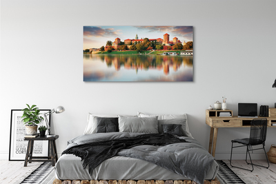 Leinwandbilder Krakow Schloss Fluss