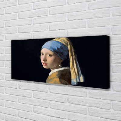 Leinwandbilder Kunst-Mädchen mit dem Perlenohrring