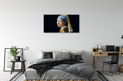 Leinwandbilder Kunst-Mädchen mit dem Perlenohrring