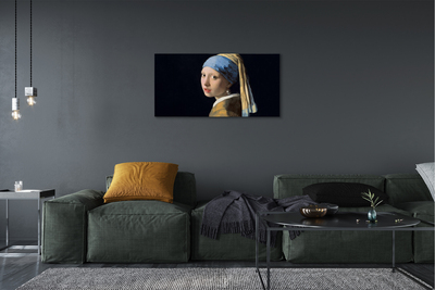 Leinwandbilder Kunst-Mädchen mit dem Perlenohrring