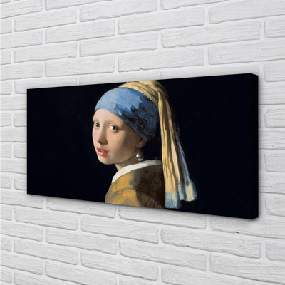 Leinwandbilder Kunst-Mädchen mit dem Perlenohrring
