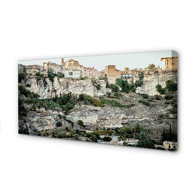 Leinwandbilder Spanien Berge Stadt Bäume