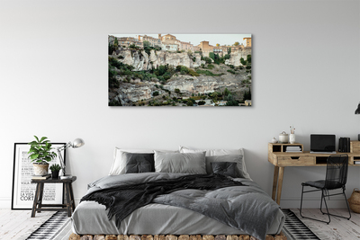 Leinwandbilder Spanien Berge Stadt Bäume
