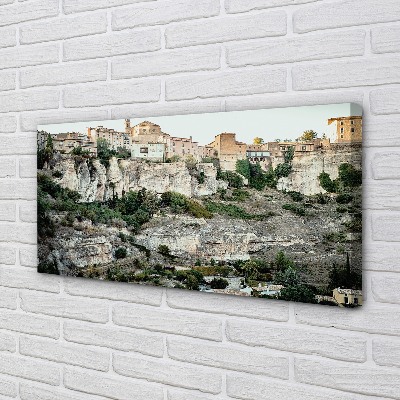 Leinwandbilder Spanien Berge Stadt Bäume