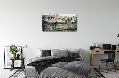 Leinwandbilder Spanien Berge Stadt Bäume