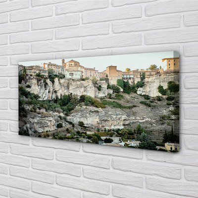 Leinwandbilder Spanien Berge Stadt Bäume