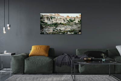 Leinwandbilder Spanien Berge Stadt Bäume