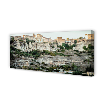 Leinwandbilder Spanien Berge Stadt Bäume