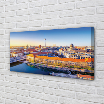 Leinwandbilder Berlin Fluss Brücken