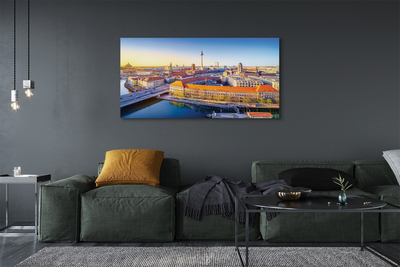 Leinwandbilder Berlin Fluss Brücken