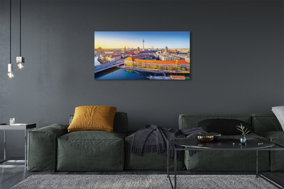 Leinwandbilder Berlin Fluss Brücken