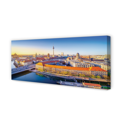 Leinwandbilder Berlin Fluss Brücken