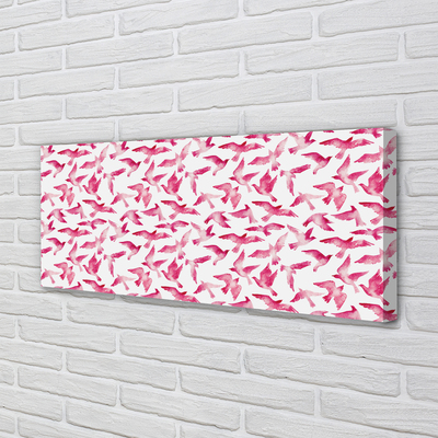 Leinwandbilder rosa Vögel