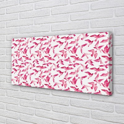 Leinwandbilder rosa Vögel