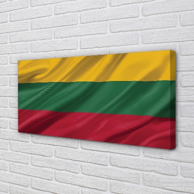 Leinwandbilder Flagge von Litauen
