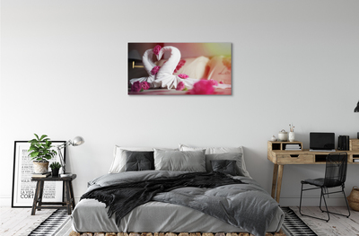 Leinwandbilder Blumen Handtücher