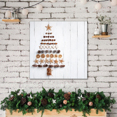 Leinwand-Bilder Lebkuchen Christbaumschmuck