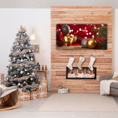 Leinwand-Bilder Weihnachtsbaumkugeln Weihnachtsschmuck