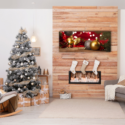 Leinwand-Bilder Weihnachtsbaumkugeln Weihnachtsschmuck