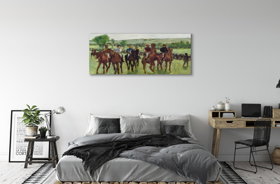 Leinwandbilder Reiten auf dem Pferd Kunst