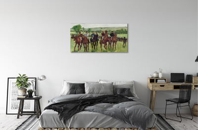 Leinwandbilder Reiten auf dem Pferd Kunst