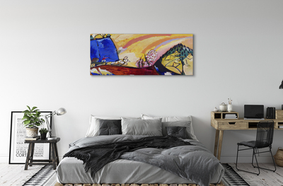 Leinwandbilder Kunst abstrakte Landschaft im ländlichen Raum