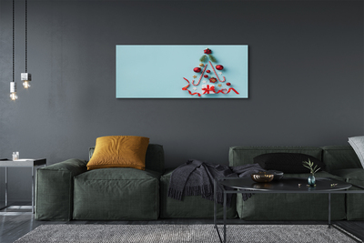 Leinwandbilder Geschenk kugeln Süßigkeiten Dekorationen