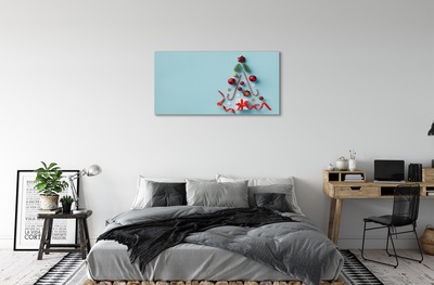Leinwandbilder Geschenk kugeln Süßigkeiten Dekorationen