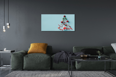 Leinwandbilder Geschenk kugeln Süßigkeiten Dekorationen